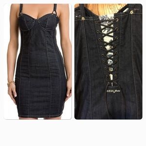 Guess Los Angeles Holly Denim Corset 
